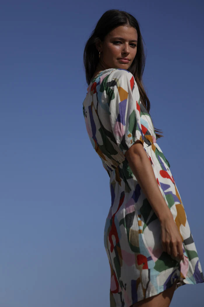 Robe d'été à motifs colorés