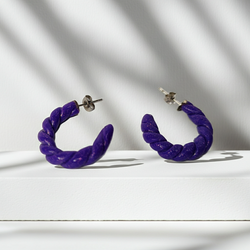 Boucles d'oreille spirale