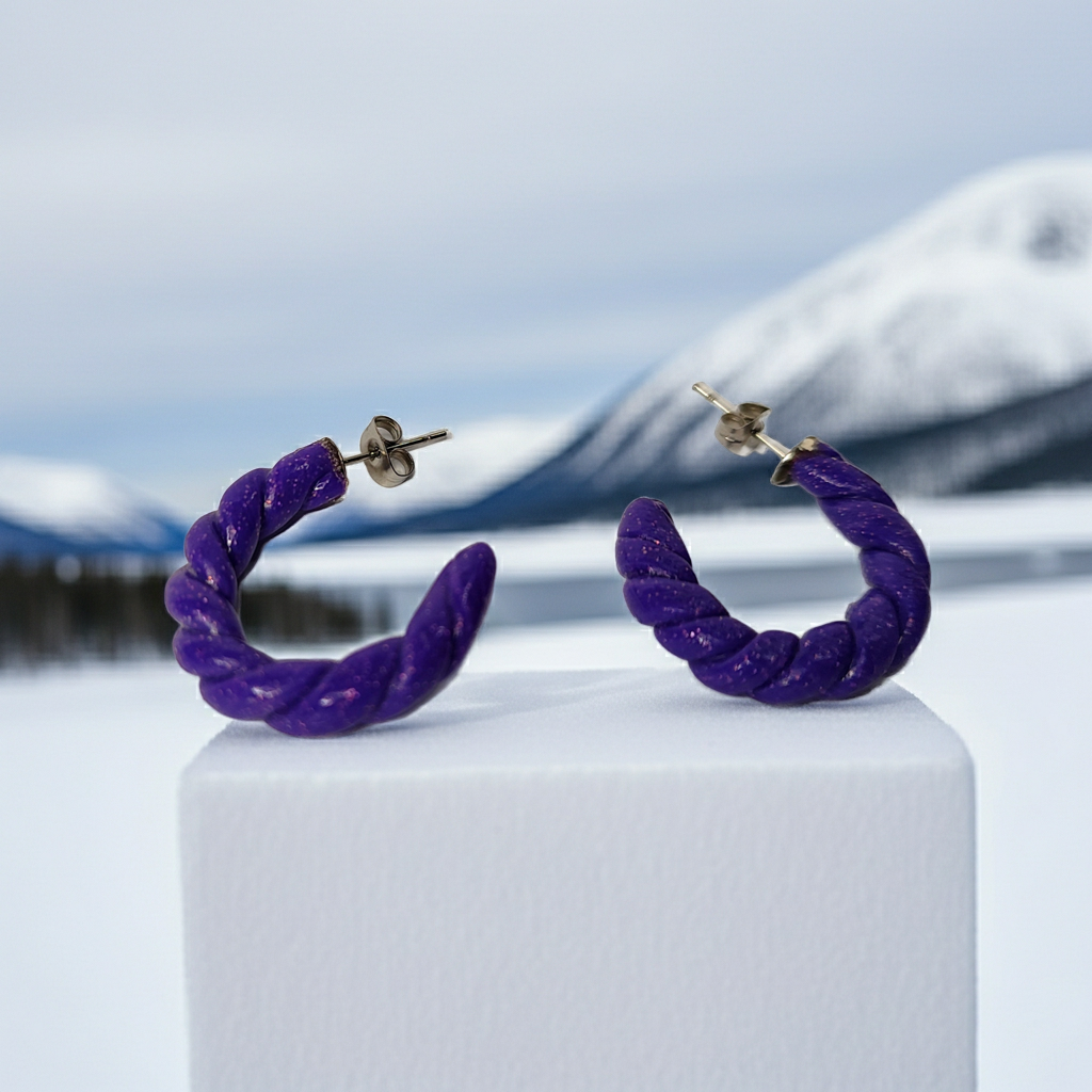 Boucles d'oreille spirale